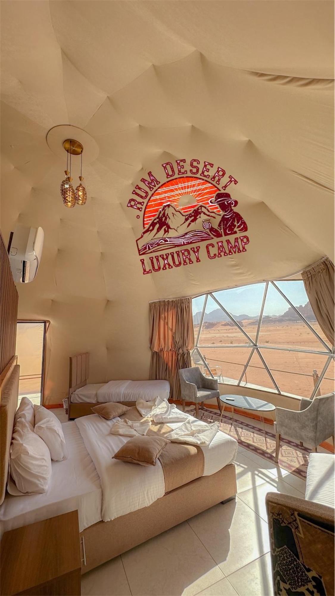 Rum Desert Luxury Camp & Bubble Room Wadi Rum Eksteriør billede