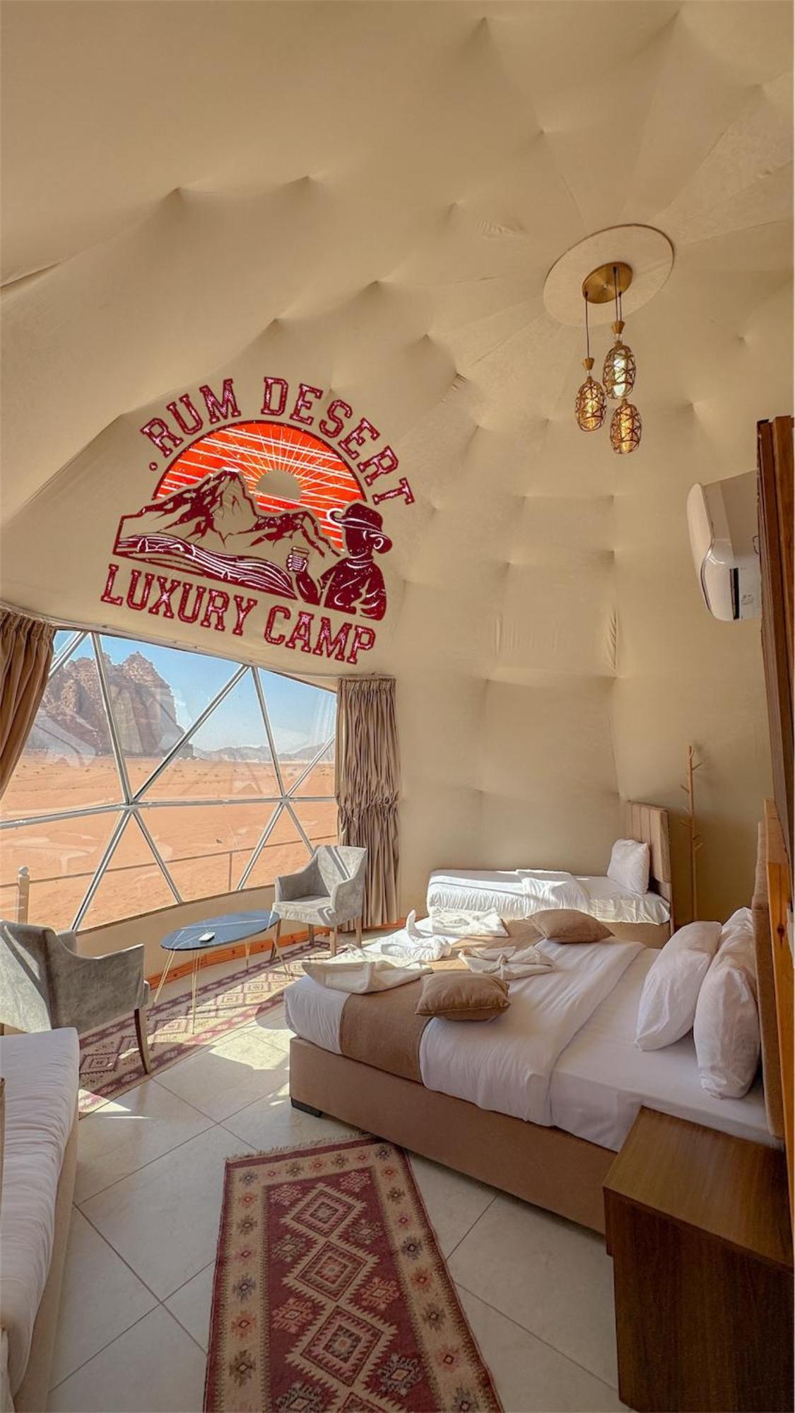 Rum Desert Luxury Camp & Bubble Room Wadi Rum Eksteriør billede