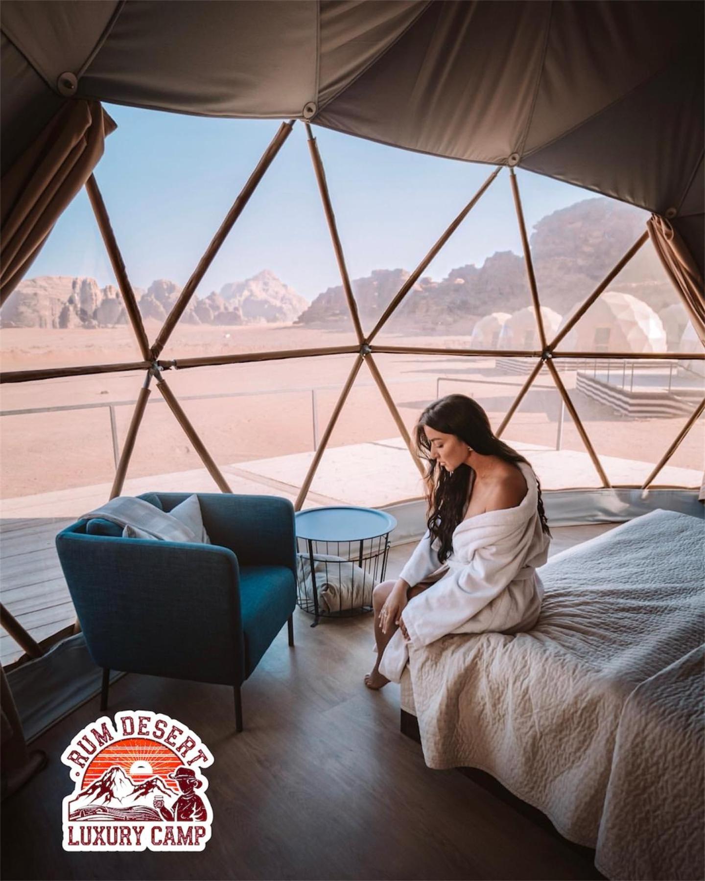 Rum Desert Luxury Camp & Bubble Room Wadi Rum Eksteriør billede
